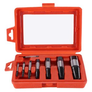 8Pcs Broken Damaged Water Pipe Screw Bolt Extractor Remover Easy Out Set